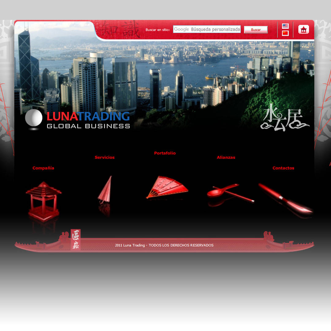 Diseño Web Lunatrading