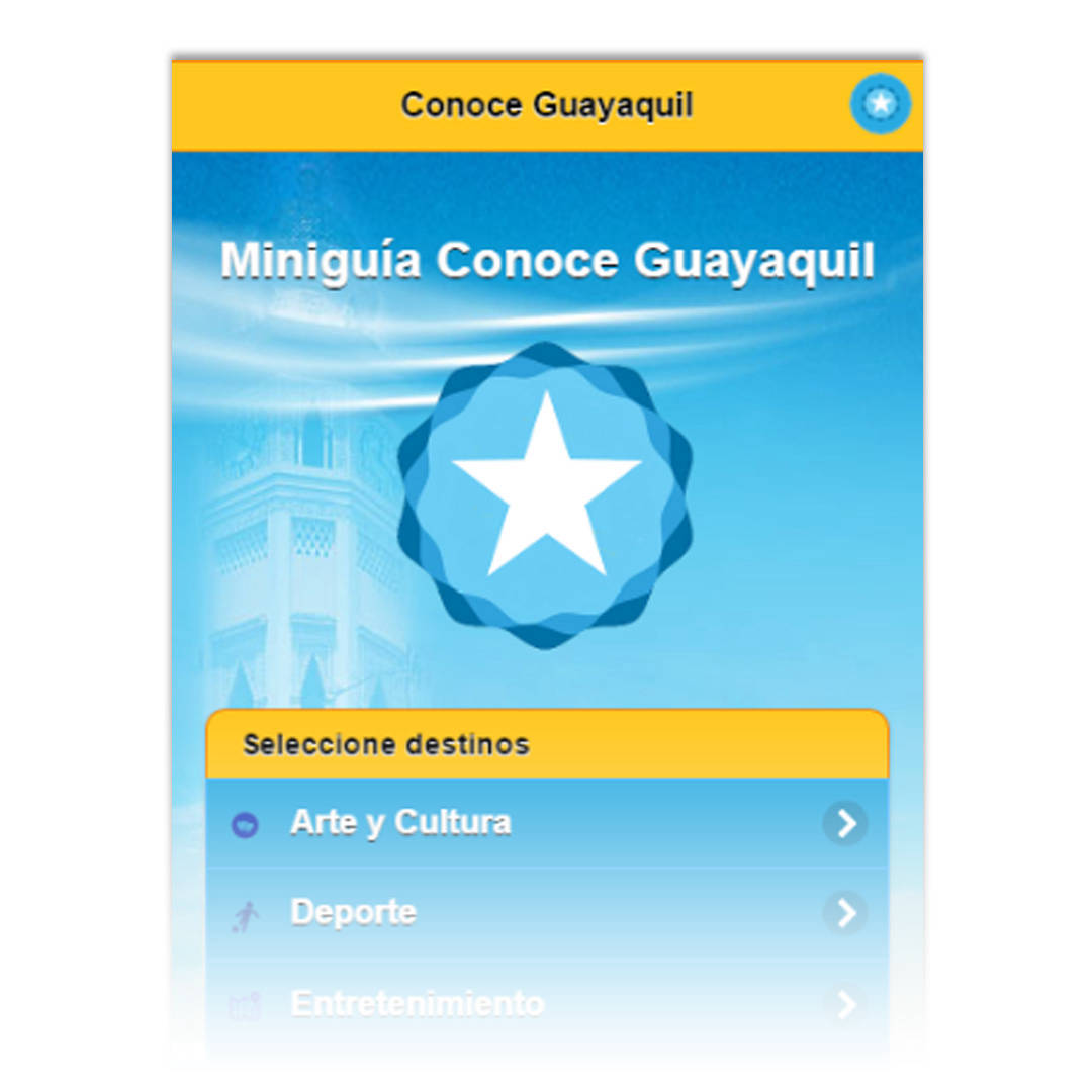 Diseño Mobile Web Miniguía Guayaquil