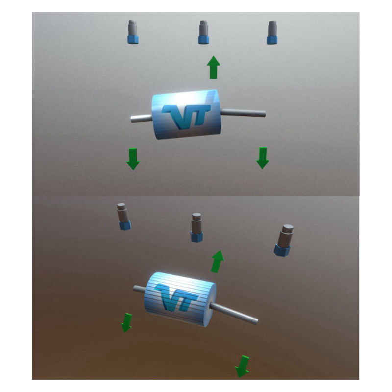 3D visualización - Vibratec Desalineado