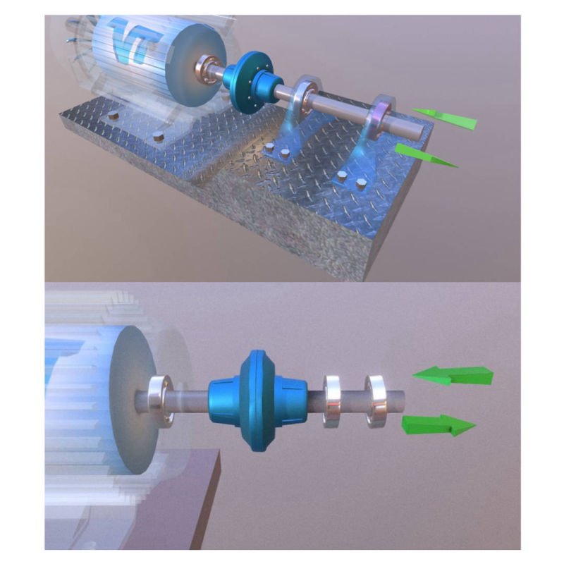 3D visualización - Vibratec Rodamiento Suelto